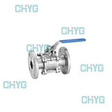 Q41F type three chip din PN16 ~ PN40 flanged ball valves