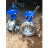 Titanium butterfly valve