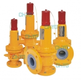 Fluorine-butterfly relief valve