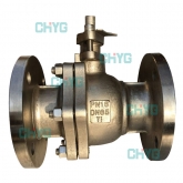 Titanium ball valve DN65